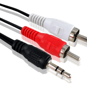 Cabo P2 x 2Rca Áudio Estereo 1,8 mts